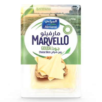 Almarai Marvello Gouda Cheese Slices 150g