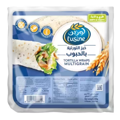 لوزين خبز التورتيلا بالحبوب
