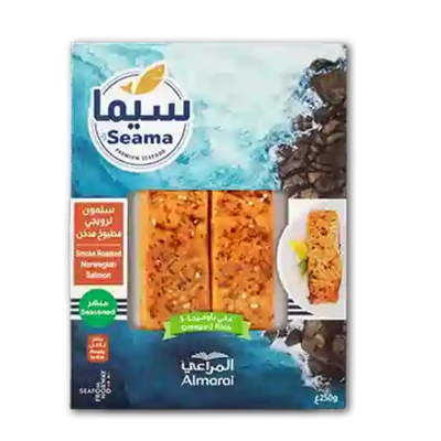Seama Cooked Seasoned Norwegian Salmon 250g