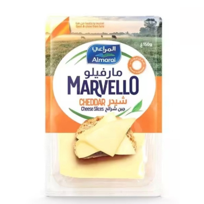 Almarai Marvello Cheddar Cheese Slices 150g