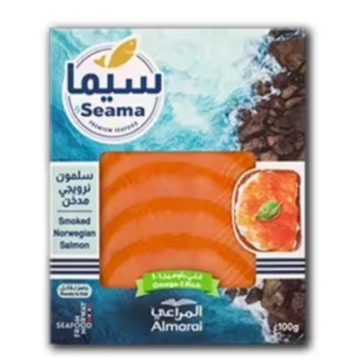 سيما شرائح سلمون مدخن 100 جم